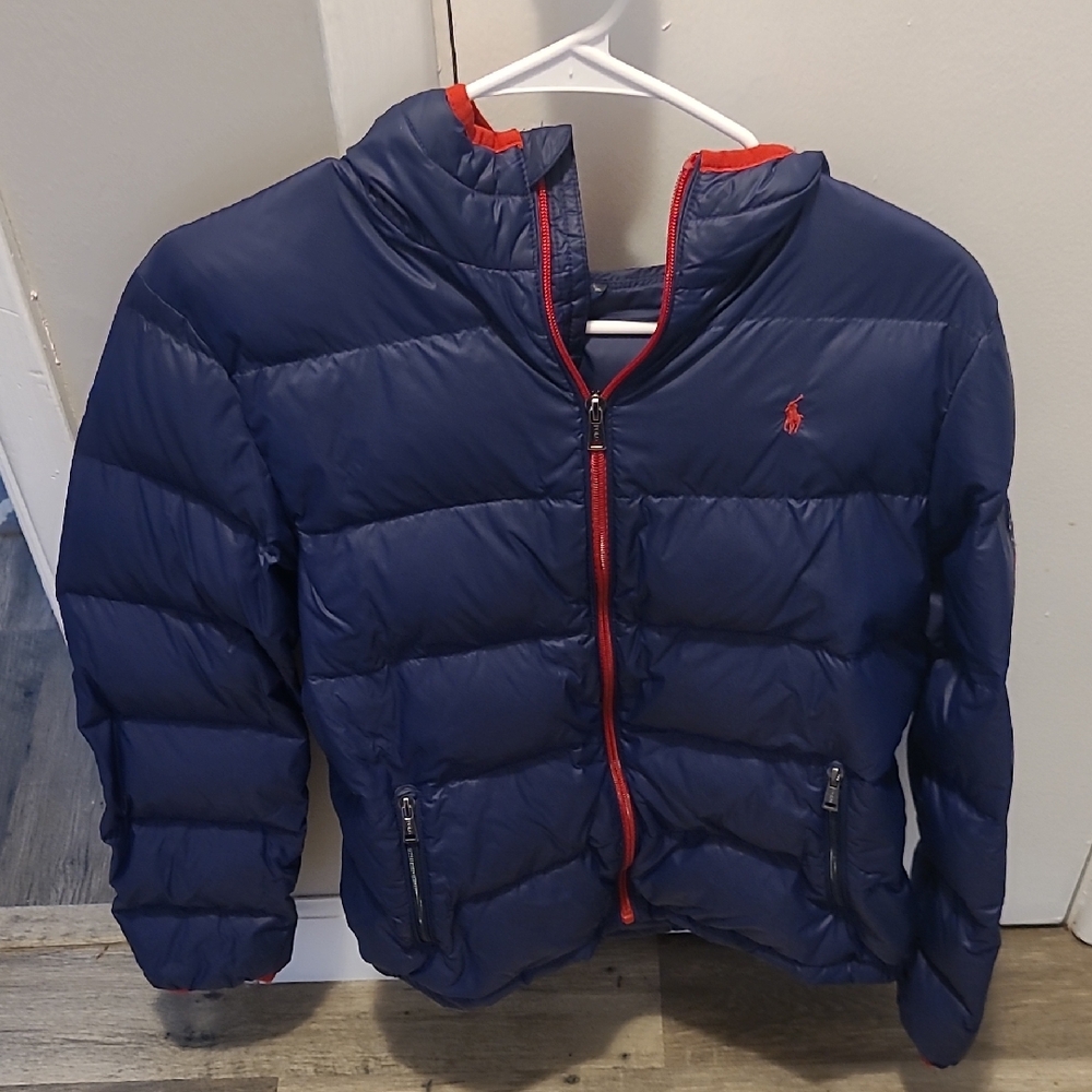 Boys Size 18/20 Polo Puffer Jacket